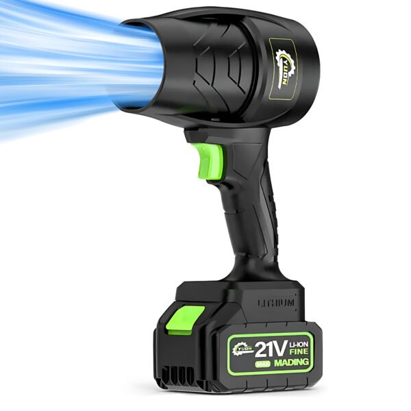 Cordless Leaf Blower, Handheld Turbojet Blower 320000 RPM, with 2 x 4.0Ah Batteries and Charger for Yard Cleaning, Blowing Leaves and Dust